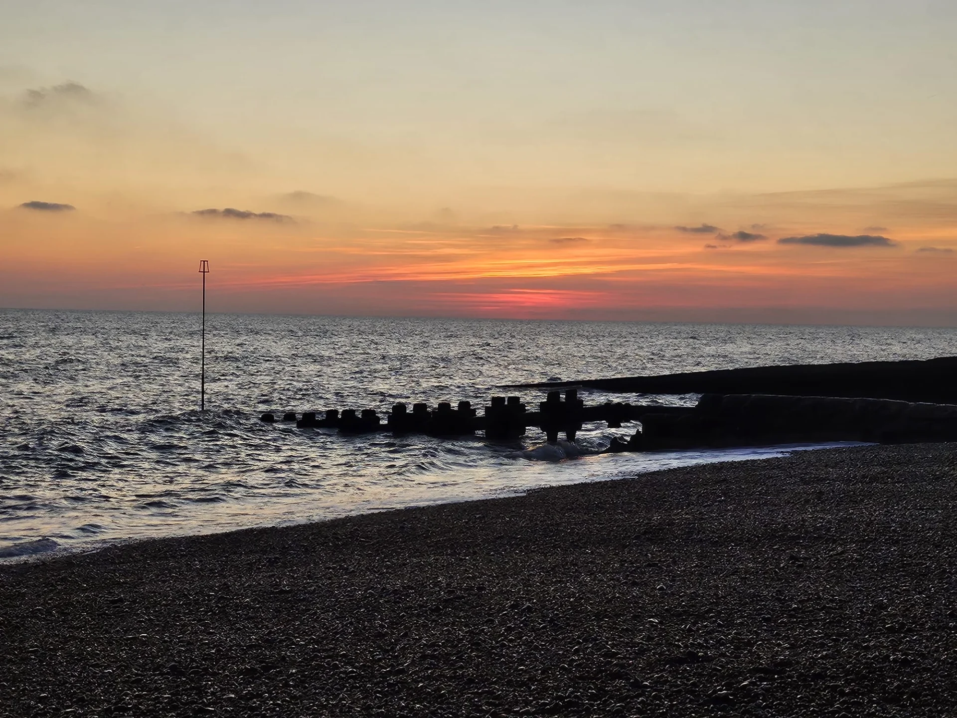 Sunset at the beach